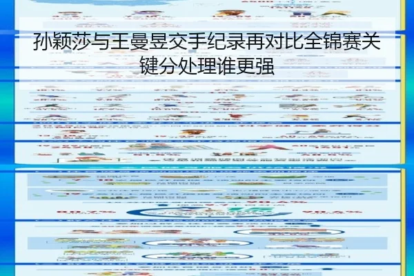 孙颖莎与王曼昱交手纪录再对比全锦赛关键分处理谁更强